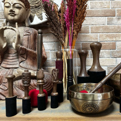 Drevená Palička - 14 cm - Vyrezávané Namaste