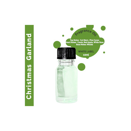 10x Vonný Olej - Vianočná Girlanda 10ml - Bez Etikety