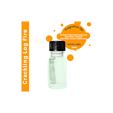 10x Vonný Olej - Praskanie Dreva 10 ml - Bez Etikety