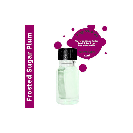 10x Vonný Olej - Sladká Slivka 10 ml - Bez Etikety