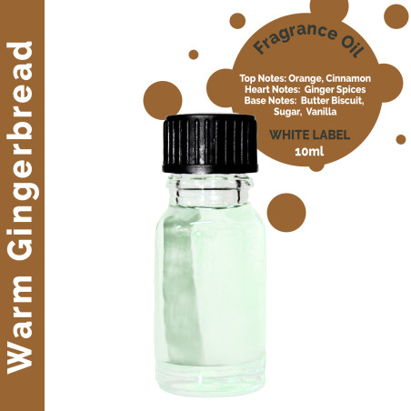 10x Vonný Olej - Teplý Perník 10ml - Bez Etikety