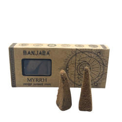 12x Banjara Vykurovacie Pyramídové Kužele - Myrha