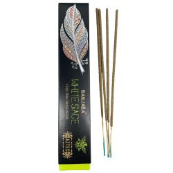 12x Banjara Tribal Tyčinky - Biela Šalvia
