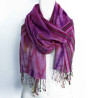 10x Indické Boho Šatky - 50x180cm - Odtiene Modrej