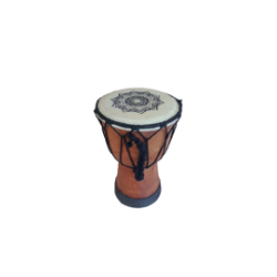 Ručne Vyrobený Bubon Djembe - Výška 15 cm