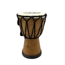 Ručne Vyrobený Bubon Djembe - Výška 15 cm