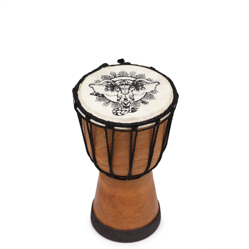 Ručne Vyrobený Bubon Djembe - Výška 20cm
