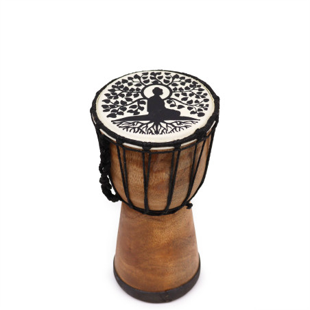 Ručne Vyrobený Bubon Djembe - Výška 25cm