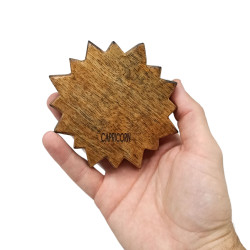 12x Gravírovaný Mosadzný Stojan na Vonné Tyčinky Znamenie Zverokruhu -