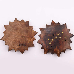 12x Gravírovaný Mosadzný Stojan na Vonné Tyčinky Znamenie Zverokruhu -