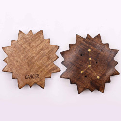 12x Gravírovaný Mosadzný Stojan na Vonné Tyčinky Znamenie Zverokruhu -