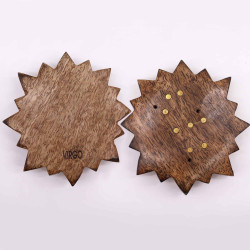 12x Gravírovaný Mosadzný Stojan na Vonné Tyčinky Znamenie Zverokruhu -