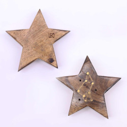 12x Gravírovaný Mosadzný Stojan na Vonné Tyčinky Znamenie Zverokruhu -