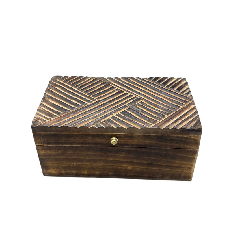 Vintage Deco - Viacúčelová Krabička - 22x12x10cm - Starožitné Linky