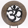 Budha Feng Shui Set - Om - Šedo - Čierny