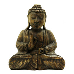 Budha Feng Shui Set - Om - Šedo - Čierny