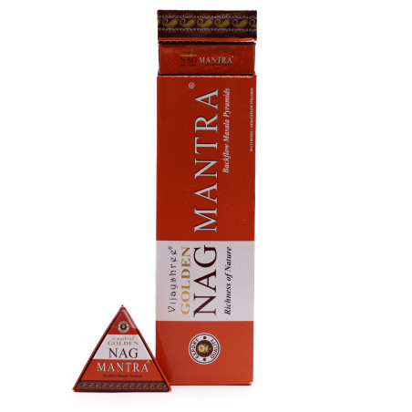 12x 42g Jumbo Golden Nag Vonné Kužele Tečúci Dym - Mantra
