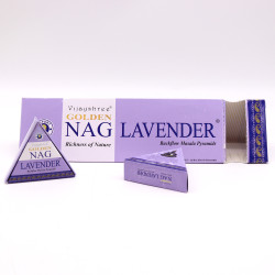 12x 42g Jumbo Golden Nag Vonné Kužele Tečúci Dym - Levanduľa