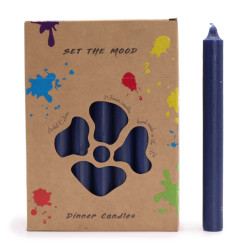 Súprava Celofarebných Sviečok – 21 ks – Rustikálna Námornícka