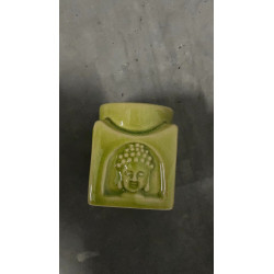 Štvorcová Budha Aroma Lampa - Svetlý Nefrit