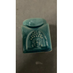 Štvorcová Budha Aroma Lampa - Svetlá Tyrkysová