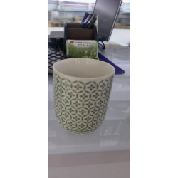 6x Šálky k Čajníku - Zelená Mozaika