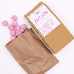 Šumivé Guličky do Kúpeľa Darčekové Balenie 350g - Ruža