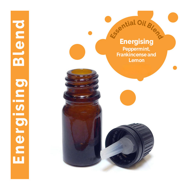 10x Zmes Esenciálnych Olejov Energia 10ml - Bez Etikety