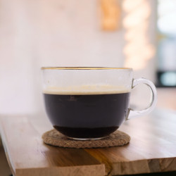 Prírodné Prestieranie - Juta a Bavlna 10 cm (sada 4 ks) - Prírodný Okr