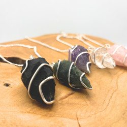 Kyvadlo zo Surového Drahokamu - Ametyst