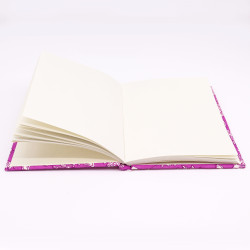 Bavlnené Zápisníky 20x15cm - 96 Strán - Fuchsiové Kvety