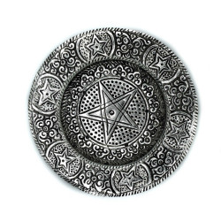 6x Stojan na Vonné Tyčinky Pentagon z Lešteného Hliníka, 11.5cm
