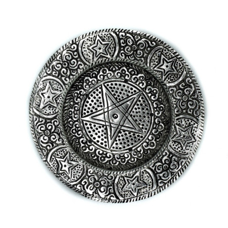 6x Stojan na Vonné Tyčinky Pentagon z Lešteného Hliníka, 11.5cm