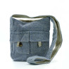 Prírodná Taška s Dvoma Vreckami - Denim - Stredná