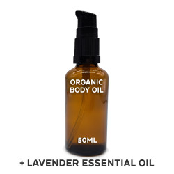 10x Organický Telový Olej 50ml - Levanduľa - Bez Etikety