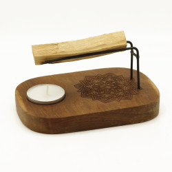 Stojan na Palo Santo - Teakové Drevo - Dizajn Mandala