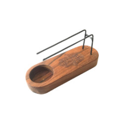 Malý Stojan na Palo Santo - Teakové Drevo - Dizajn Hamsa