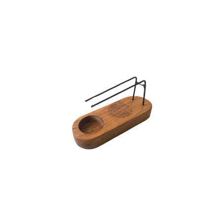 Malý Stojan na Palo Santo - Teakové Drevo - Dizajn Mandala