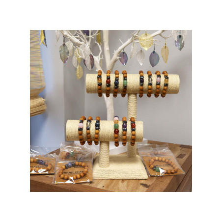 Štartovacia Sada Čakrových Náramkov z Cédrového Dreva