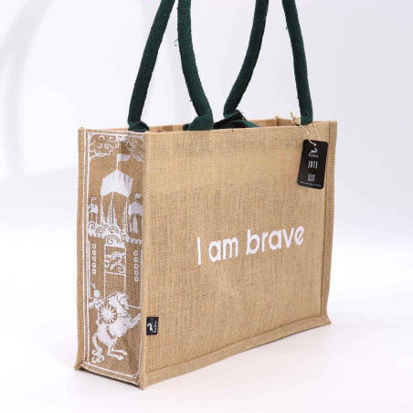5x Hop HareJutová Taška - I am Brave