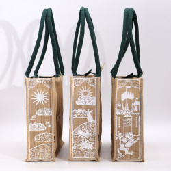 42x Hop Hare Jutová Taška - Štartovací Balíček - Mix (7 dizajnov x 6)