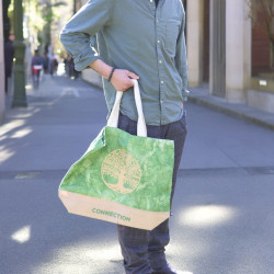 4x Všestranné Prírodné Tašky - Zelené – Strom Života – Spojenie