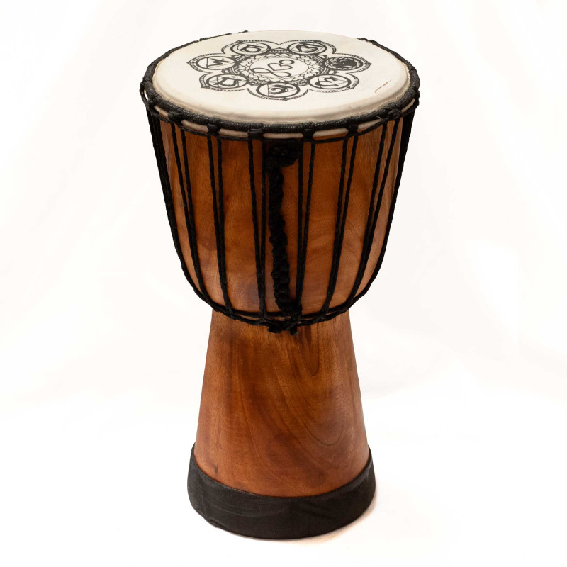 Ručne Vyrobený Bubon Djembe - Výška 30cm - Poškodený