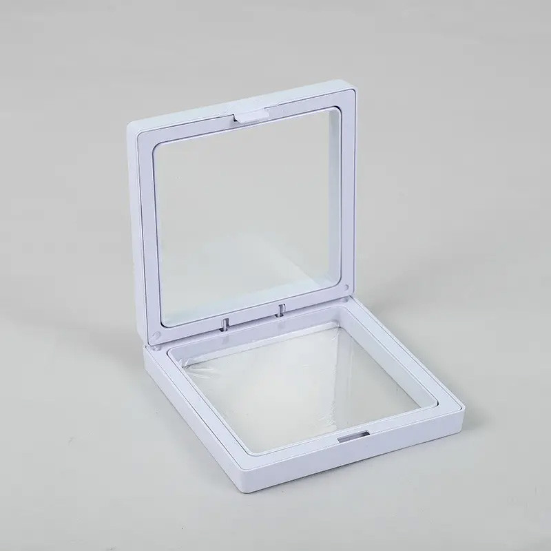 10x Veľký 3D Rámik s Flexibilnou Fóliou 11x11cm - Biely