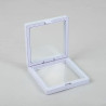 10x Veľký 3D Rámik s Flexibilnou Fóliou 11x11cm - Biely