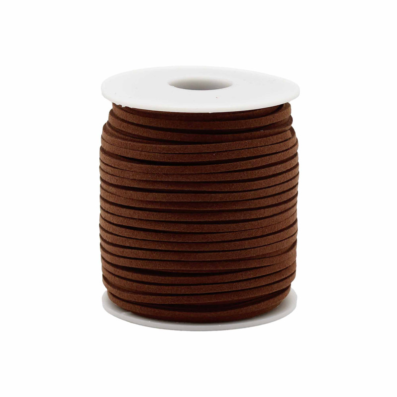 Rolka Bavlnenej Šnúrky - 2.5mm x 45m - Tmavo Hnedá A010