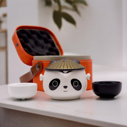 Čajová Súprava Kung Fu Panda - Dve Šálky - Cestovný Balíček