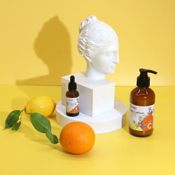 4x Telové Mlieko Bohyne Vitamínu C – Pomaranč a Citrón