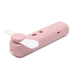 Ružový Nano-Hmla Tvárový Ventilátor / Sprej - USB Nabíjateľný