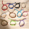 55x Šnúrky na Náramky z Drahých Kameňov 20-28cm - Mix Náramkov 5 kusov
